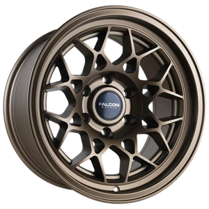 Falcon Wheels Rim TX3 17x9 6x139.7 ET-12 106.3CB Full Matte Bronze - Picture 1 of 6