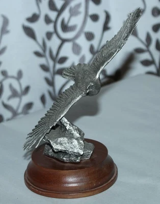 1983 HUDSON Pewter EAGLE Figure GEORGES DE LODZIA - Image 1 of 4