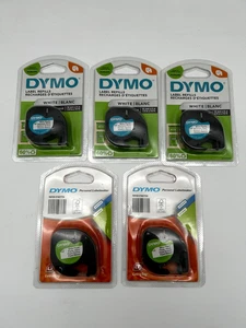 DYMO Prägeband 5er Set White Blanc 12mm x 4 m Restposten Neu - Bild 1 von 1