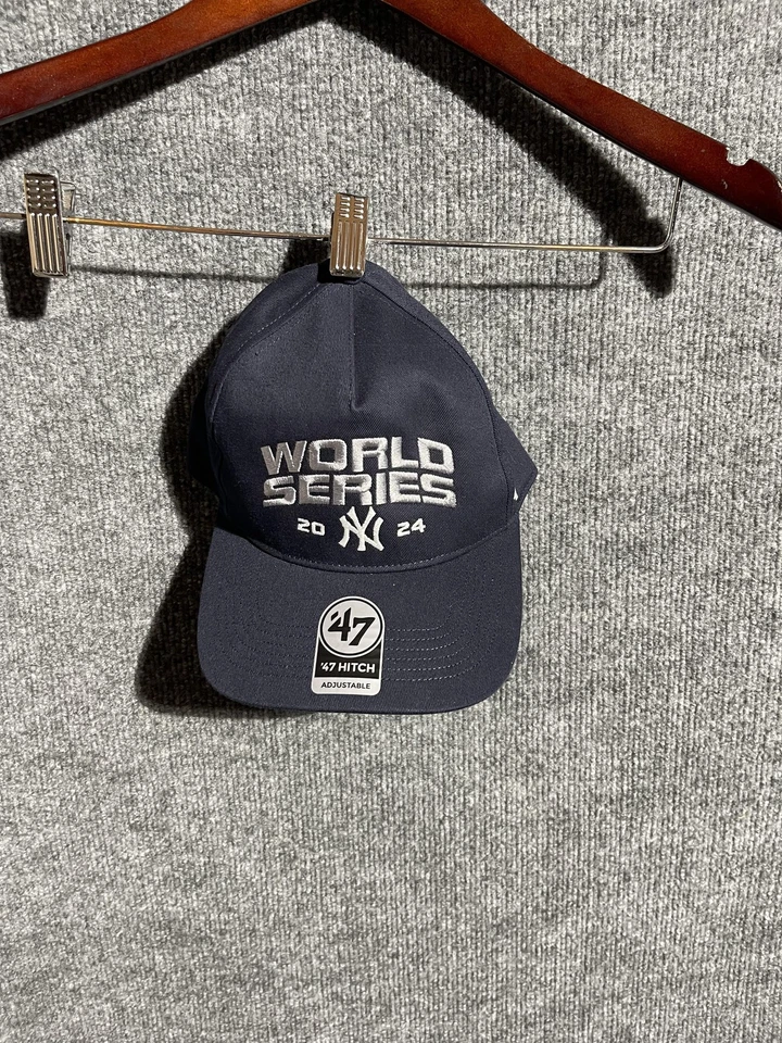 47 Hat Cap Adjustable 2024 World Series New York Yankees Navy Blue