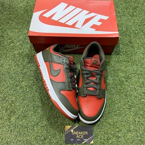 Cargo Khaki Mystic Red Dunk Low: 9 - Picture 1 of 5