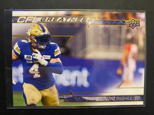 Adam Bighill - 2023 Upper Deck CFL Gold Greatness Card #CG-AB - Bild 1 von 2