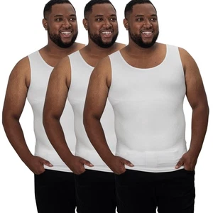 Gynäkomastie Kompressionsshirts für Herren - Ärmellose Schlankmacher Unterhemden Bauch... - Bild 1 von 7