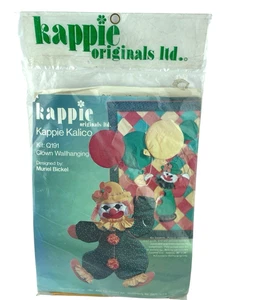 Kappie Originals Kalico Patchwork Clown Balloon Wall Hanging  Kit Q191 by Bickel - Picture 1 of 8