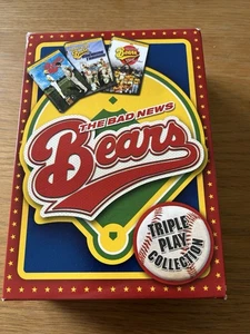 The Bad News Bears Triple Play Collection 3 Movie DVD Box Set 2005 NEW SEALED R1 - Picture 1 of 7