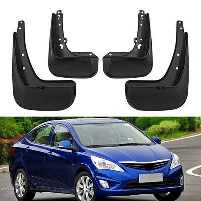 Splash Guards Mudguards Mud Flaps For Hyundai Accent 2011 2012-2016 2013 2014 15 Foto 1 de 4