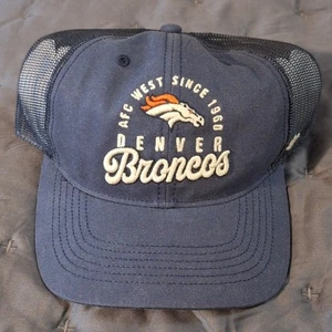 NWOT 47 Brand Denver Broncos Trucker Snapback Cap Mesh Cotton NFL Sportswear - Picture 1 of 5
