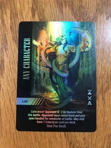 Loki Foil Any Character Card Promo - OverPower World Legends - Picture 1 of 1