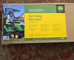 LP68122 - John Deere Riding Mower Tractor Sun Canopy - Black NEW 100 series - Picture 1 of 4