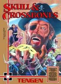 Skull And Crossbones For Nintendo NES Action Vintage Game Only 5E