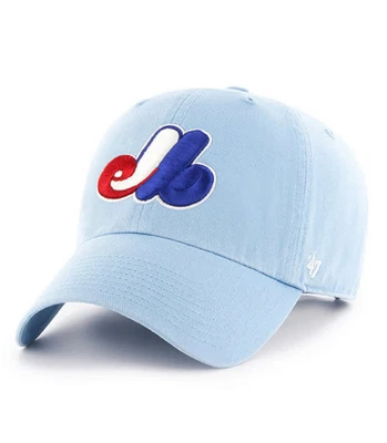 Кепка папина регулируемая Montreal Expos '47 Brand Blue Cooperstown Clean Up - Изображение 1 из 2
