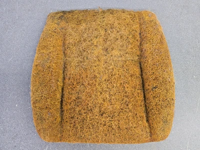 NICE USED ORIGINAL RECARO PORSCHE 356A 356B 356C BUCKET SEAT BACKREST CUSHION - Image 1 of 4