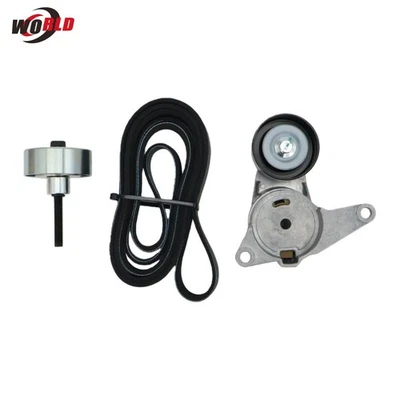Kit de polea tensora de correa serpentina para Buick Enclave Chevy Traverse GMC Acadia Foto 1 de 4