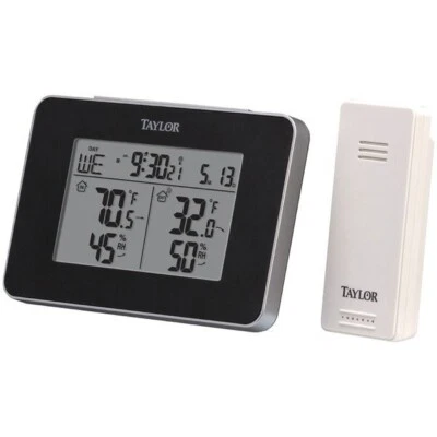 Taylor Precision Products 1731 Wireless Indoor & Outdoor Weather Station with - Image 1 of 3