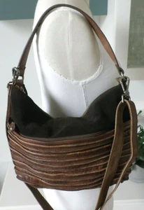 Fredsbruder Tasche Handtasche Schultertasche Hobo Beutel braun Leder NEU NP 179€ - Bild 1 von 24