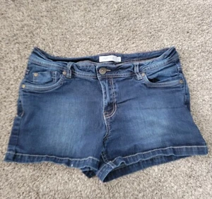 MySTYLE Shorts Damen 10 Denim Jeans Mid Rise Stretch Outdoor Freizeit Damen blau - Bild 1 von 11