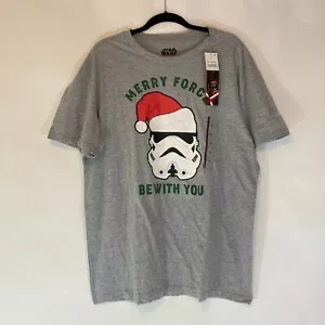Camicia Star Wars Taglia X-Large Storm Trooper "Merry Force Be With You" - Foto 1 di 5