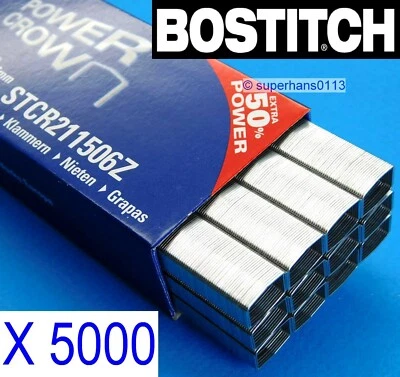 5000 x 6mm Staples B8 Bostitch STCR211506Z B8R B8000 B8E B8HC B8HDP B8P Stapler