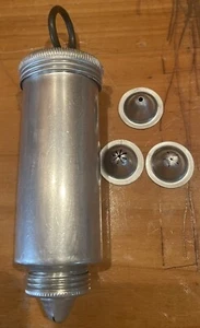 Vintage Aluminium Metall Kuchen Dekorator mit 3 Spitzen - Bild 1 von 6