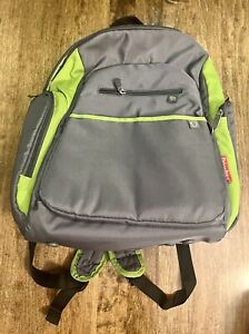 Fisher Price Deluxe Sporty Diaper Bag Backpack, Fast-find Features Wipe Pocket