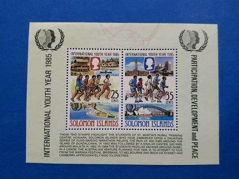 Solomon Islands Stamps, Scott 554a Used Cover