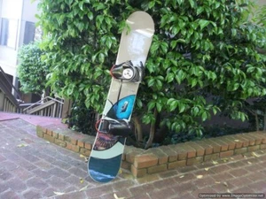 Burton Feelgood 55 Women's Snowboard Vintage early 2000s - Made in Canada - Picture 1 of 20