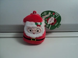 Malvaviscos 4" Nick Clip de Peluche Papá Noel Nuevo con Etiqueta Vacaciones de Navidad - Imagen 1 de 2