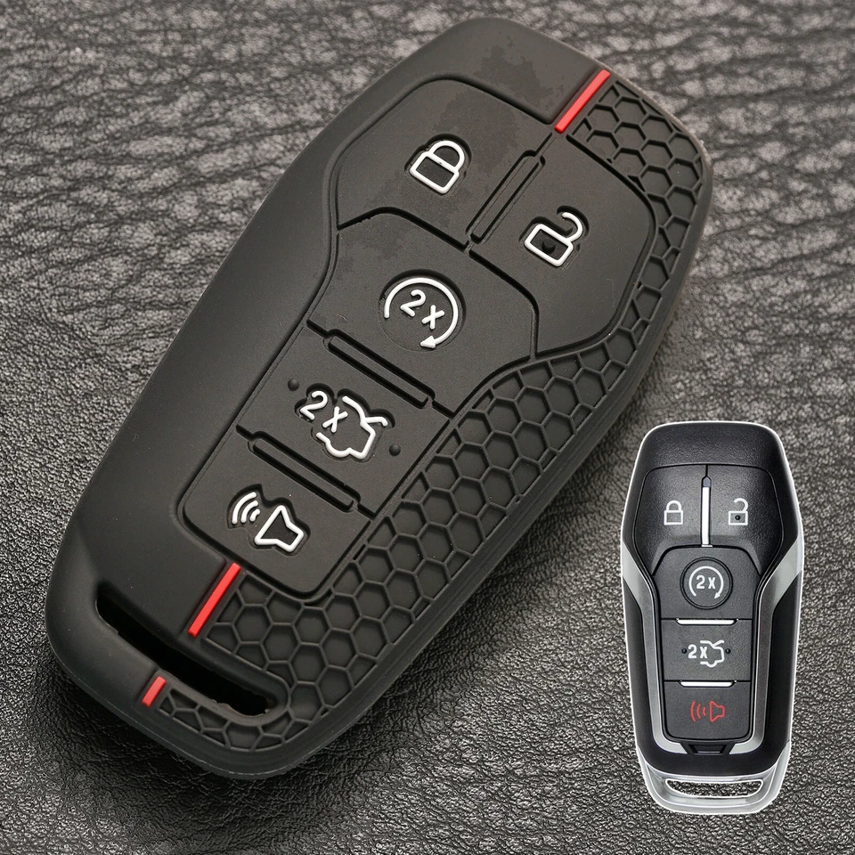 Brand New 5 Button Remote Key Fob Case Cover Shell For Ford F-150 F-250 Mustang Foto 1 de 4