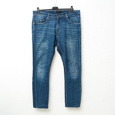 TIGER OF SWEDEN Pistolero Men's W36 L32 Straight Jeans Denim Pants Trousers Zip