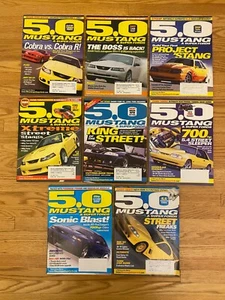 Lot of 8 5.0 Mustang & Super Fords Magazine 2004 The Boss Saleen Corba R SVT Vtg - Picture 1 of 9