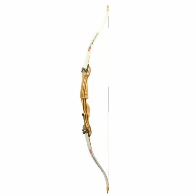 PSE Razorback Jr 54" Long Youth Archery Recurve Bow - White Range Bow