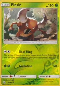 POKEMON - SUN & MOON - PINSIR - REVERSE HOLO 6/149 NM+ - Picture 1 of 1