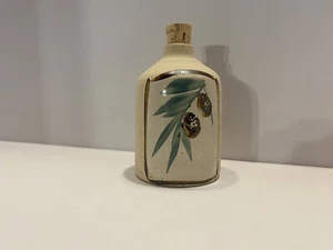 Olive Oil Bottle High Fired Ceramic Hand Made by Batya Erdstein In Israel Signed - Picture 1 of 4