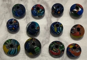 Vintage Loose Glass Beads Mixed Colors Combined Shipping CRF-10L - Picture 1 of 7