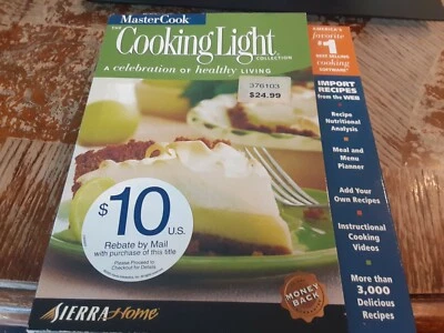 MasterCook Cooking Light Version CD Rom for Windows and Mac Includes Box - Image 1 of 4