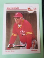 1991 Line Drive AAA #624 Bob Skinner MG - Tucson Toros 