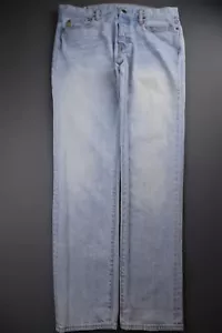 Abercrombie and Fitch Skinny Herrenjeans 100% Baumwolle leichte Größe 34x32 Knopfleiste - Bild 1 von 12