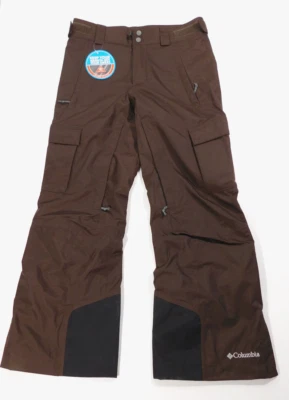 全新 Columbia Omni Heat 滑雪滑雪板裤 女式 小号 短棕色 全新带标签 — 第 1/4 张图片