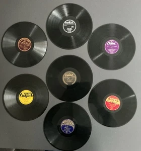 7 Schellackplatten (engl. Jazz, Swing, Country, etc.) siehe Liste - Bild 1 von 1