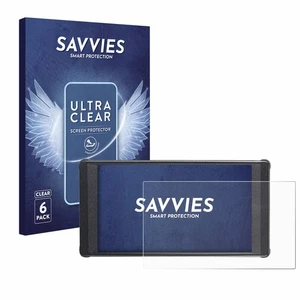 Savvies 6x Folie für Portkeys PT6 Schutzfolie Displayschutz Display Schutz Klar - Bild 1 von 11
