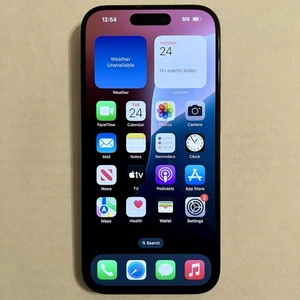 Apple iPhone 15 Pro - 256GB - Black Titanium (T-Mobile) - Photo 1 sur 8