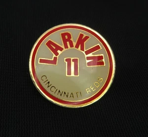 1989 Promotional Pizza Hut Cincinnati Reds Barry Larkin Baseball Pin - Picture 1 of 4