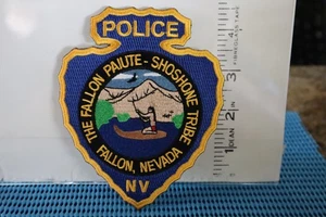 tribal indian police patch FALLON PAIUTE SHOSHONE TRIBAL  POLICE NEVADA  ARROW - Picture 1 of 1