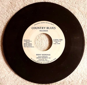 ROCK ‘n’ ROLL/SWAMP POP R&B 45: JOHN HENRY III Bony Moronie/Mathilda - Picture 1 of 1