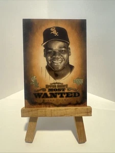 RARE 2000 UPPER DECK FRANK THOMAS WHITE SOX MOST WANTED INSERT BASEBALL CARD - Picture 1 of 3