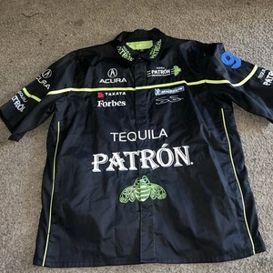 Patron Pit Crew # 9 Acura ACURA ARX-01b No. 9 Racing Shirt XL Rare Jeff Hamilton - Picture 1 of 4