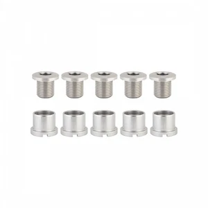 ORIGIN8 Double Bolts Double/Triple Alloy M8x8.5mm Bolt / M8x7mm Nut Silver - Picture 1 of 1