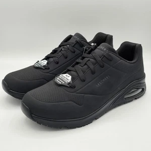 Herren Skechers Work Relaxed Fit rutschfest Uno Sutal Memory Foam 200054 schwarz - Bild 1 von 13