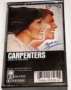 The Carpenters Made In America Music Album Cassette 1C33 - Picture 1 of 4