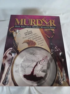 New 1994 Bepuzzled A Vintage Murder - Murder Mystery Party Game - CASSETTE BASED - Picture 1 of 4